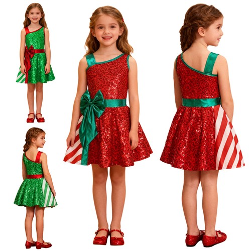 Kids girls christmas dress - girls,